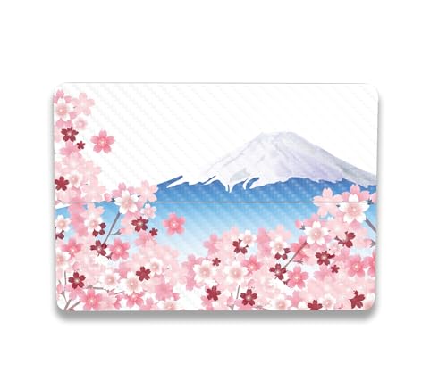 Image of MightySkins Carbon Fiber Skin Compatible with Microsoft Surface Laptop Studio 2 (2023) Full Wrap Kit - Fuji Scene | Protective, Durable Textured Carbon Fiber Finish | Easy to Apply | Made in The USA