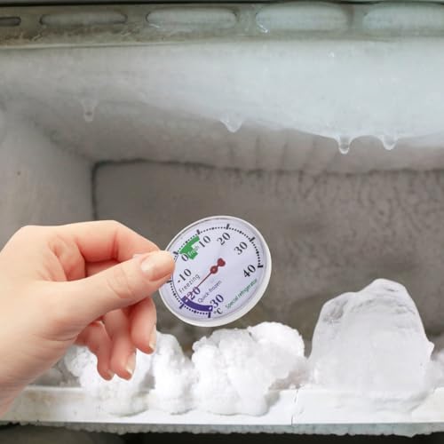 Termómetro de nevera esfera ABOOFAN pack de 5 piezas para control de temperatura doméstica 4