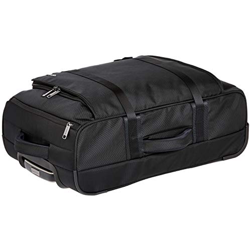 Amazon Basics Francis Wheeled Duffel, Black