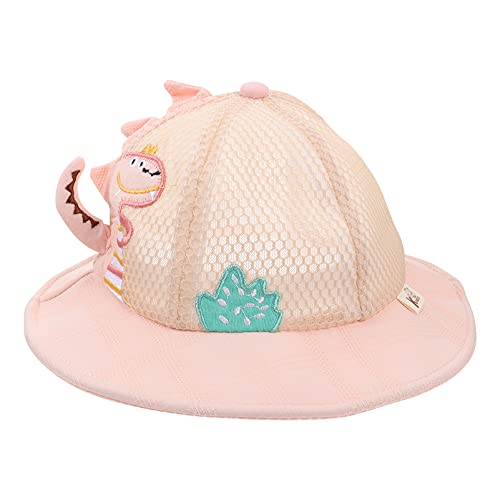 Child Sun Hat Mesh Breathable Sun Hat Fan Dinosaur Fisherman Style Uv Protection Cap for Boys and Girls