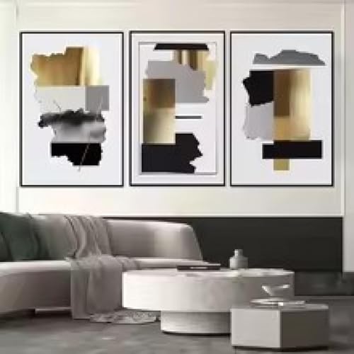 Peinture abstraite XINBAO pour habiller un mur vide avec cadre élégant
