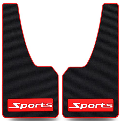 Qiaodi 2 pièces Caoutchouc Garde-Boue Avant Bavettes en pour Dodge Caravan Noir Car Splash Guard Fender Mud Flaps (Sports) Cover