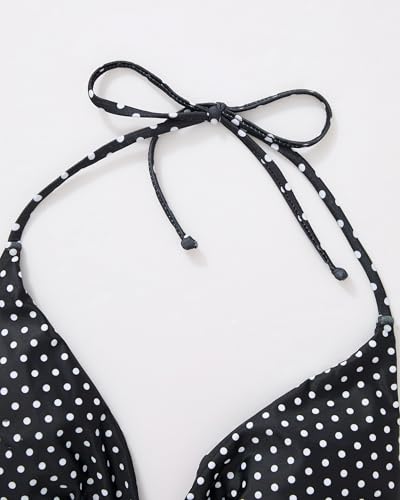 Image of MOSHENGQI Women Sexy Brazilian Bikini 2 Piece Spaghetti Strap Top Thong Swimsuit Bathing Suit