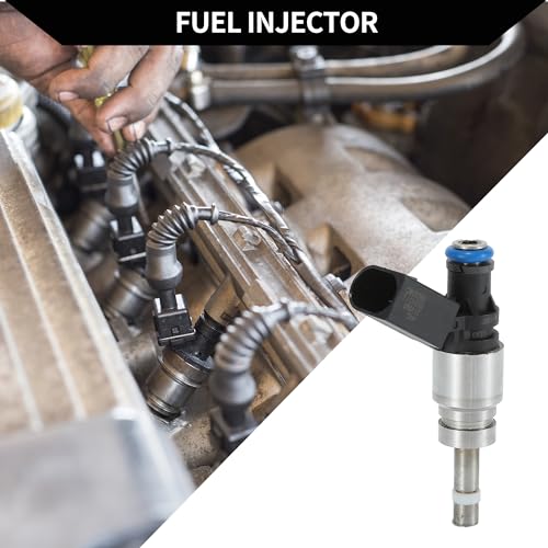 Hihaha No.06E906036C Fuel Injector for Audi A4 Quattro 2005-2008 3.2L for Audi A6 Quattro 06-08 3.2L / Engine Fuel Injection Nozzle/Durable / 6 Pcs Black by Hihaha - Image 3