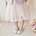 Otter MOMO Toddler/Little Girls Flower Girl Shoes Ballerina Flats Shoes Slip-on School Party Light Purple Dress Shoes Size 2