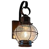 Vaxcel OW21861BBZ Chatham 7-Inch Outdoor Wall Light, Burnished Bronze