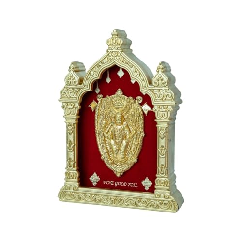 Image of EKA Temple Series Kateel Table Top Premium Gold Foil Artwork with Metal Stand | Sacred Temple-Inspired Spiritual Decor for Home, Office & Pooja Space | Auspicious Gift