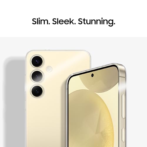 Image of SAMSUNG Galaxy S24+ Plus Clear Phone Case, Protective Cover with Slim and Sleek Design, US Version, GP-FPS926SAATW, Transparent
