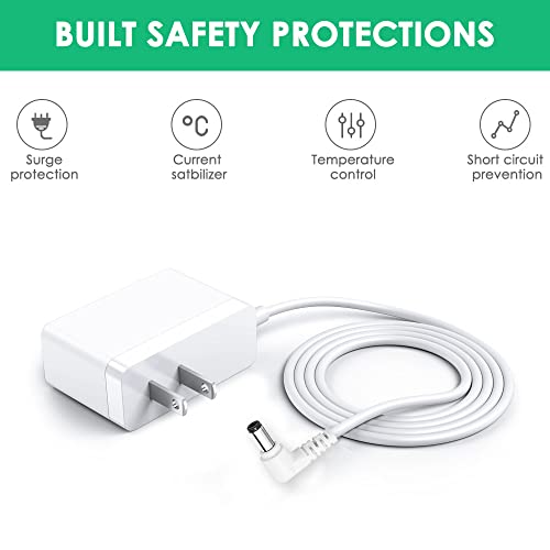 Mrgru 24V Power Cord For Diffuser Compatible With Victsing/Young Living/Doterra Petal/Urpower/Innogear 120Ml 150Ml 200Ml 500Ml Essential Oil Diffuser Humidifier Replacement Power Supply Adapter #TOP2