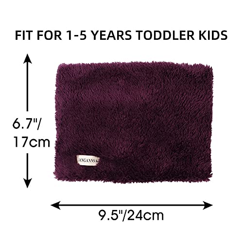 Image of JANGANNSA Fleece Kids Scarf - Warm Winter & Autumn Neck Warmer for Boys & Girls 1-6Y
