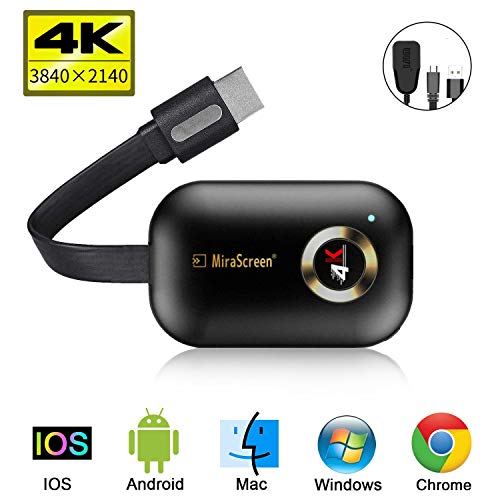 Wireless Display Dongle Adapter, 5GHz+2.4GHz WiFi Portable Display Receiver 1080P HDMI Screen Mirroring