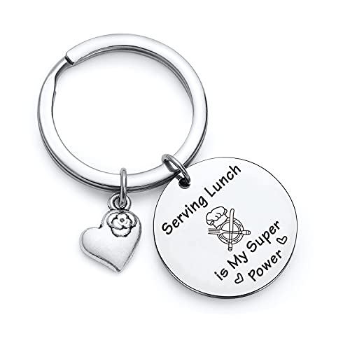 Nothers RSZOTW Lunch Lady Gifts Keychains - School Lunch Hero
