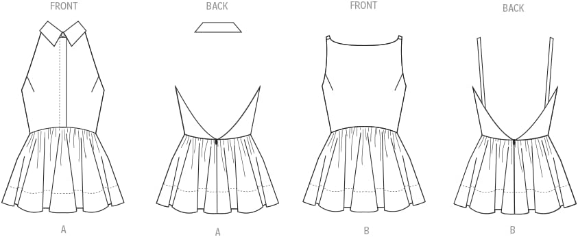 Vogue V2112U5 Misses' Sleeveless Peplum Tops Sewing Pattern Packet, Design Code V2112, Sizes 16-18-20-22-24