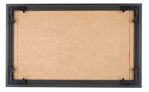 Quadro Frames 8X13 Inch Picture Frame, Black, Style P375-3/8 Inch Wide Molding #TOP1