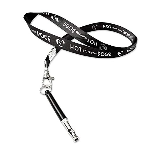 Hot Stuff For Dogs Silbato de Ultrasonido Tonal Ajustable para Adiestramiento de Perros - con Cordón Retiro del Mercado, Entrenamiento, Educacion, Caza - Seguro para el Perro