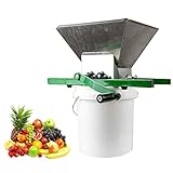 2. Práctico: sin cables ni motores, utiliza el mango manual gira las cuchillas internas, fácil de girar el mango y hacer triturar grandes cantidades de frutas.