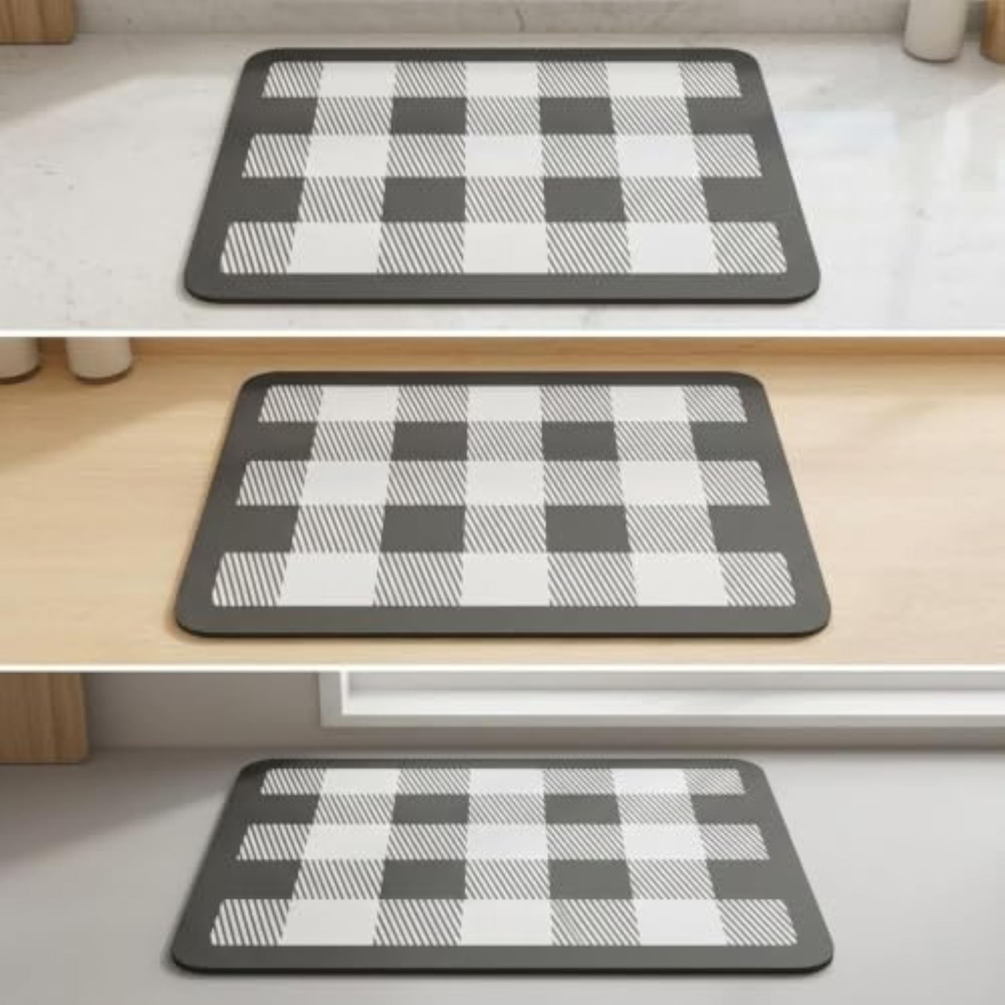 Diatomaceous Earth Kitchen Countertop Drying Mat