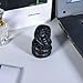 SUNYIK Natural Black Obsidian Cobra Snake Statue, Carving Crystal Stone Coiled Snake Figurine Sculpture, Amulet Protection Fengshui Decor for Home Office