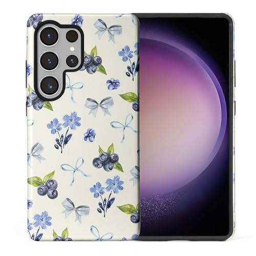 Coque Samsung S25 Ultra HL2 hybride double couche silicone rigide motif nœud papillon