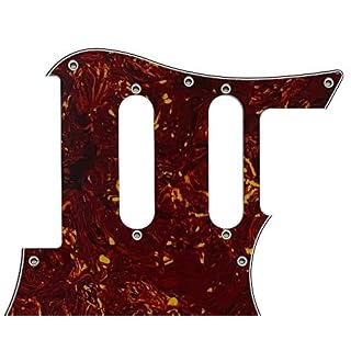 Pour Yamaha Pacifica 112V Pickguard de rechange pour guitare (4 plis, rouge tortue) - Les Beatles, Paul McCartney, John Lennon, RIngo Starr, George Harrison Pour Yamaha Pacifica 112V Pickguard de rechange pour guitare (4 plis, rouge tortue) – Image 3