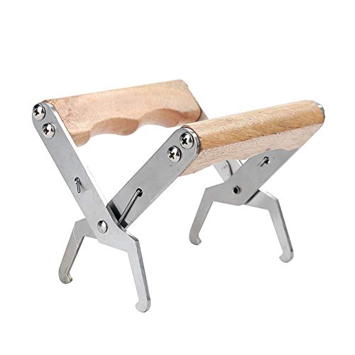 Akaddy Wood Handle Bee Hive Frame Holder Beekeeper Equipment Grabber Capture Tool