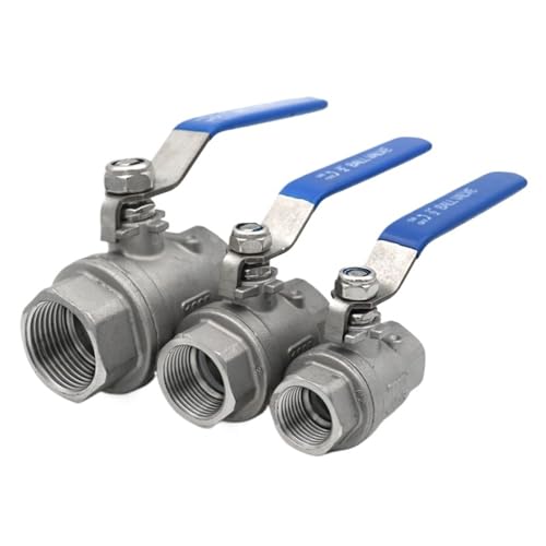 Vanne sphérique inox 316L 3/4" de qualité supérieure pour fluides - 2