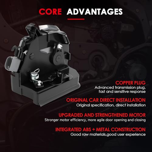 Image of CCIYU Door Lock Actuator Rear Driver Side for BMW X5 2000-2006