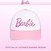 Barbie Girls Fashion Baseball Cap Clothes – Cotton Pink Hat for Girls 5-13 Years Old – Adjustable Snapback Hat for Playground, Traveling, Everyday Wear