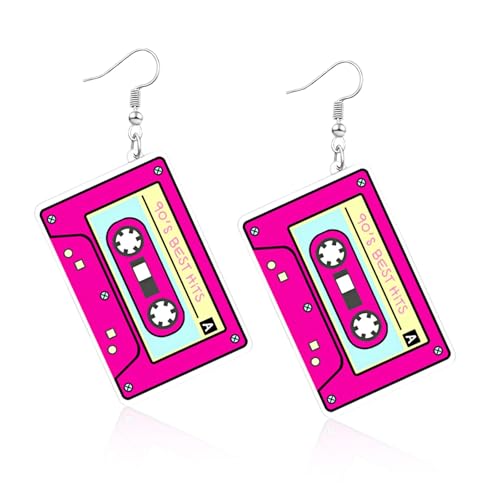 TAXTYHRE Pendientes de Neón, Pendientes de Neón para Mujer,