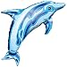 Anagram Dolphin Mylar Balloon