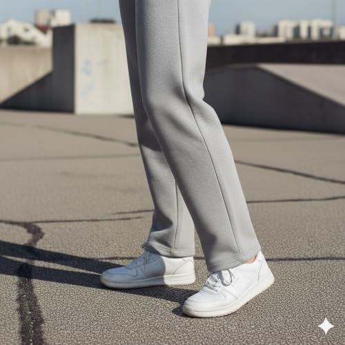 Image of Mack Jonney Women's Solid Fleece Track Pants | Warm & Durable Casual Lowers | Trendy Lowers-M5306