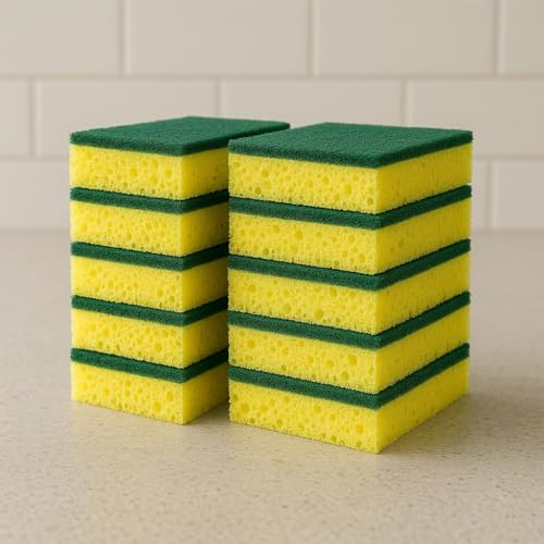 Image of Multi-Purpose Heavy-Duty Scrubbing Sponge