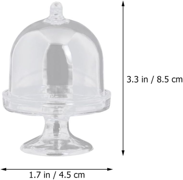 12pcs Candy Boxes Lids Dessert Containers for Parties and Weddings for Candy Display and Snack Storage and Reusable