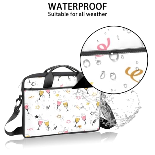 Laptop Bag 13-15 Inch Laptop Sleeve Case for Men Women Briefcase Messenger Bag Computer Shoulder Bag for Travel Work3
