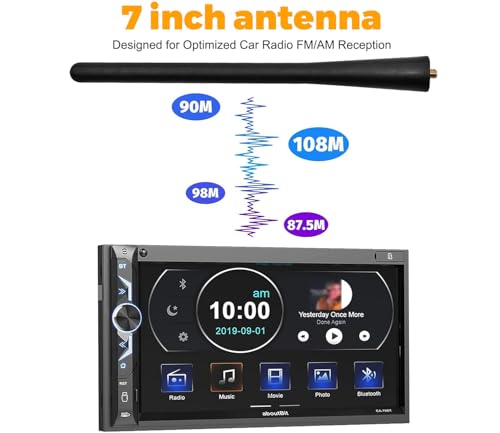 Image of Antennas for Nissan Pathfinder (2003-2023) 7 Inch Rubber Antenna Replacement Car Wash-Proof Radio Antenna Truck Antenna Nissan Pathfinder Accessories