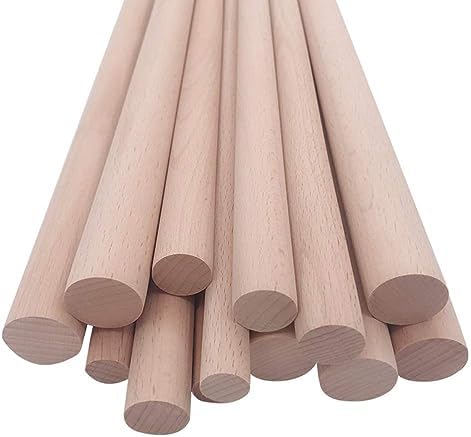 Amazon.co.jp: 【マイバチ専用】 ヒバ 丸棒 2本入り 長さ40cm 直径2cm 