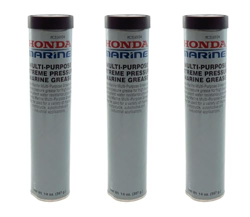 3 Pack Genuine Honda Marine Extreme Pressure Multi-Purpose Grease 08734-0003 Motorcycle Automotive Industrial Applications