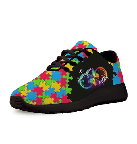 Autism Shoes for Women Men Trail Running Casual Fashion Sneakers Slip-on Tennis Shoes