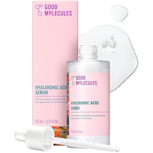 Good Molecules Hyaluronic Acid Serum for Face, Hydrating Serum, 2.5 fl oz