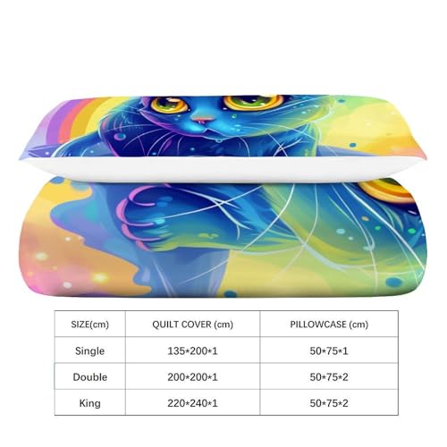 Housse de couette chat microfibre finis les draps rêches - 4
