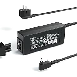 Cargador De Laptop Acer Aspire 3 Brekiya 45W Laptop Charger para Acer Chromebook 11 13 14 15 R11 R13 CB3 CB5 CB3-431 CB3-532 Acer Swift 1 3 5 SF314-51 SF314-52 SF314-54 SF314-52G SF114-32 SF114-31 Fuente de alimentación Cargador