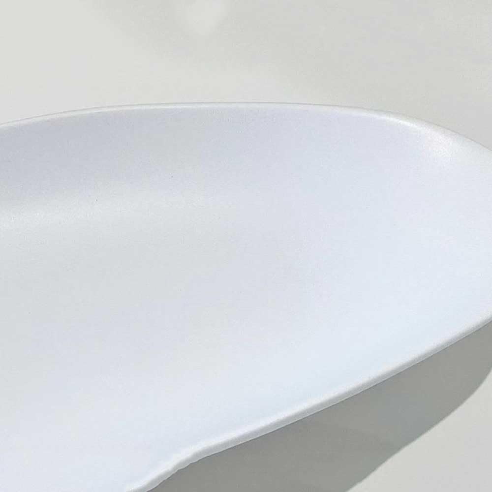 Danie owocowe Ceramiczna miska na owoce, podstawa z wysokimi nogami, duży talerz, używana do dekoracji domu, jako środek stołu jadalnego i blatu(Biały,Duży)