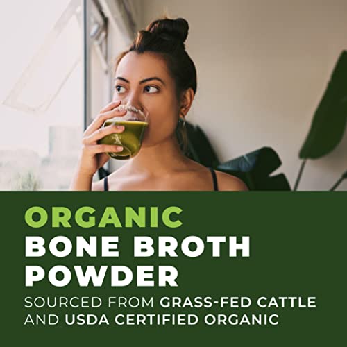Image of Organic Bone Broth Protein Powder from Grass Fed Beef, 16oz