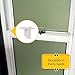 Brixwell Top Sash Guide, Nylon Construction with White Finish, 13/16