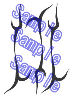 妖狐×僕SS 反ノ塚連勝 コスプレ用タトゥーシール