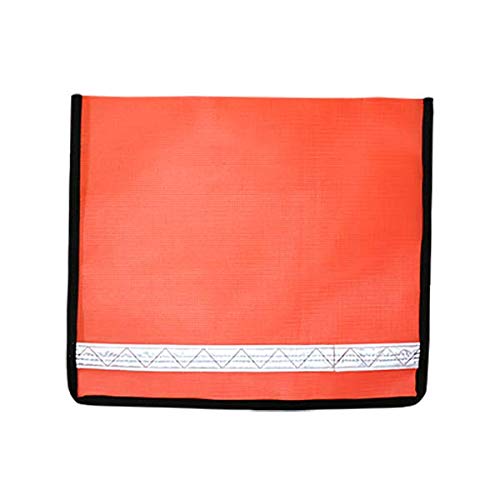 SafeTruck by Ms. Carita Reflective Orange Mesh Flags with Edge Binding - 18