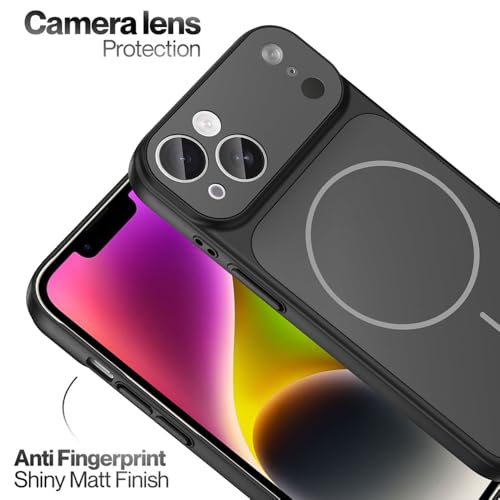 Image of SHINESTAR Converter Case for iPhone 15 | Premium Protective Mag-Safe Cover | iPhone 17 Pro / 17 Pro Max Series Style Design | in-Built Camera Guard | Wireless Charging Compatible - Black