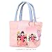 Gesteppte Tote Bag Geschenkset, 11 x 3,9 x 7,9 Zoll/28 x 10 x 20 cm, mit Regenschirm, Trinkflasche mit Strohhalm, Notizbuch, Geschenkset für Nurses Week & medizinisches Personal, Pink Flower Motiv