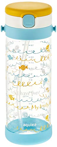 Richell Aqulea Outing Straw Mug 450ml Yellow