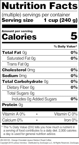 Café en Grano Tostado Medio Sabor Naranja Chocolate 16 oz miniatura 3